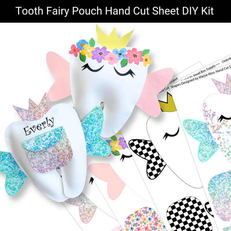 DIY Tooth Fairy Pouch Hand Cut Sheets