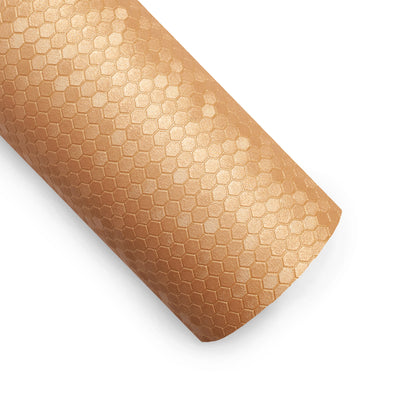Honeycomb Embossed Vegan Leather