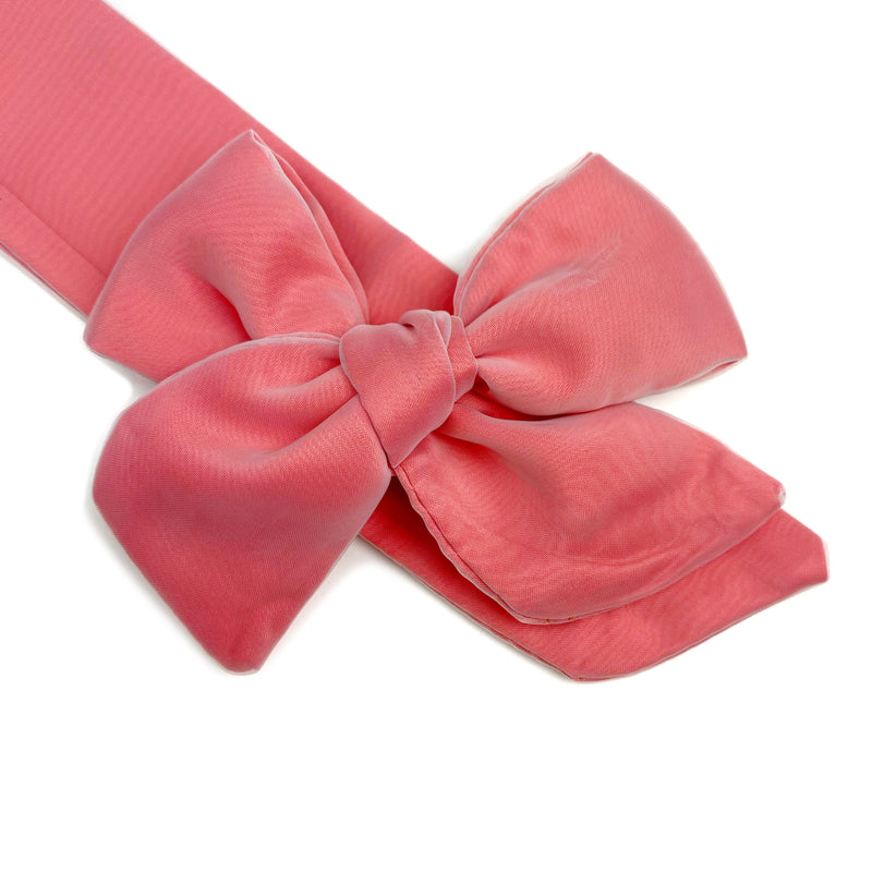 Coral Satin Shaker JB Effortless Bow Strips - Closed Edge