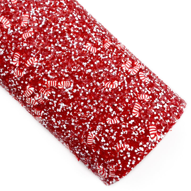 Candy Cane Pieces Chunky Glitter