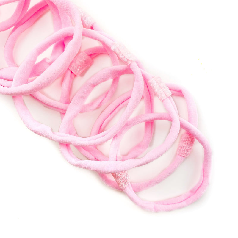 Pink Nylon Interchangeable Headband