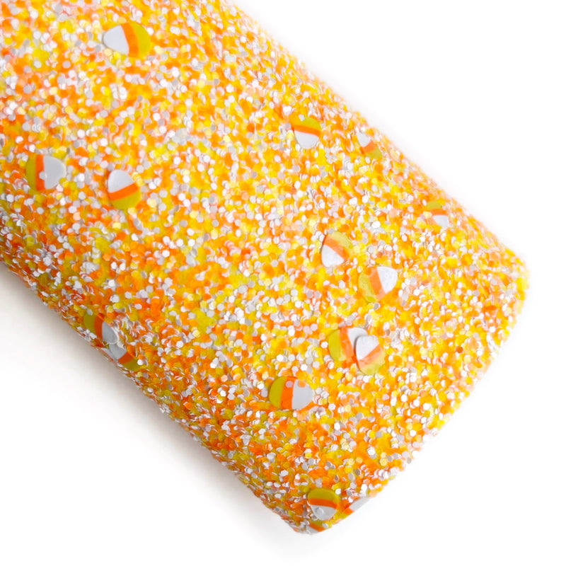 Candy Corn Pieces Chunky Glitter