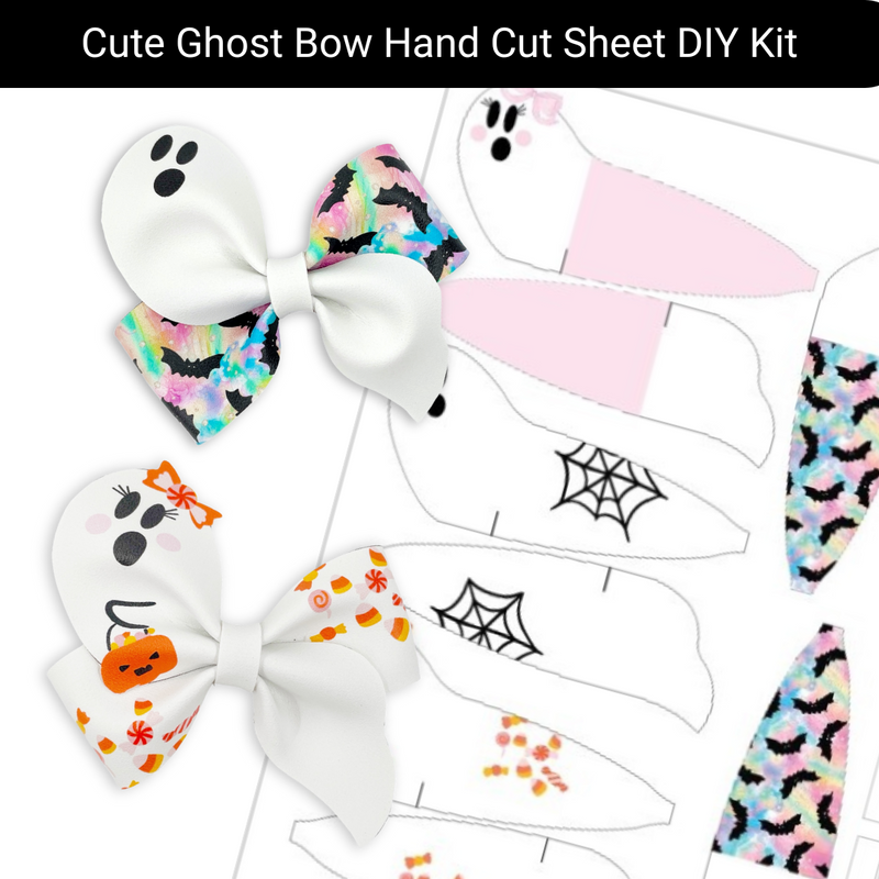 Cute Ghosts Loop de Lou Hand Cut Sheet DIY Kit