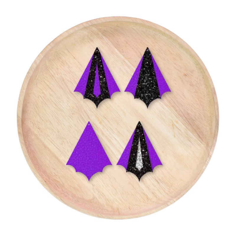 Layered Bat Wing Earrings Die