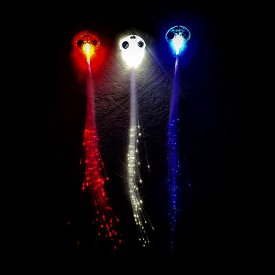 Light Led Fiber  Optic Hair Clips