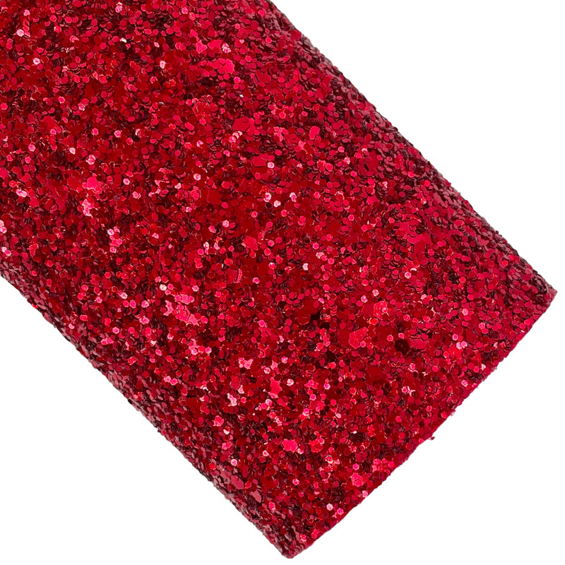 Ruby Red Chunky Glitter