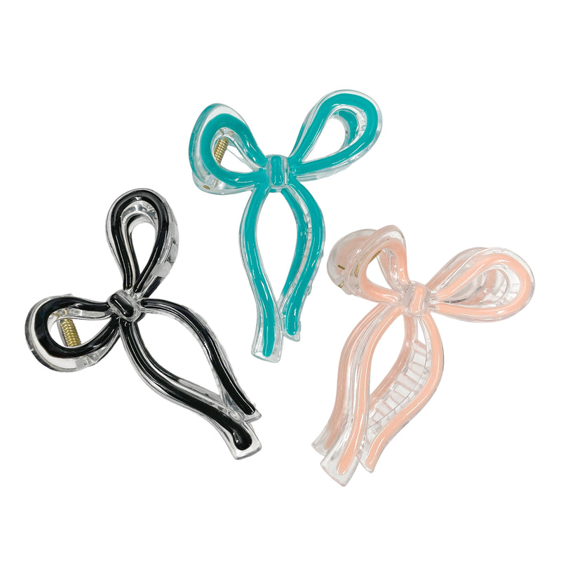 Bow Claw Hair Clips