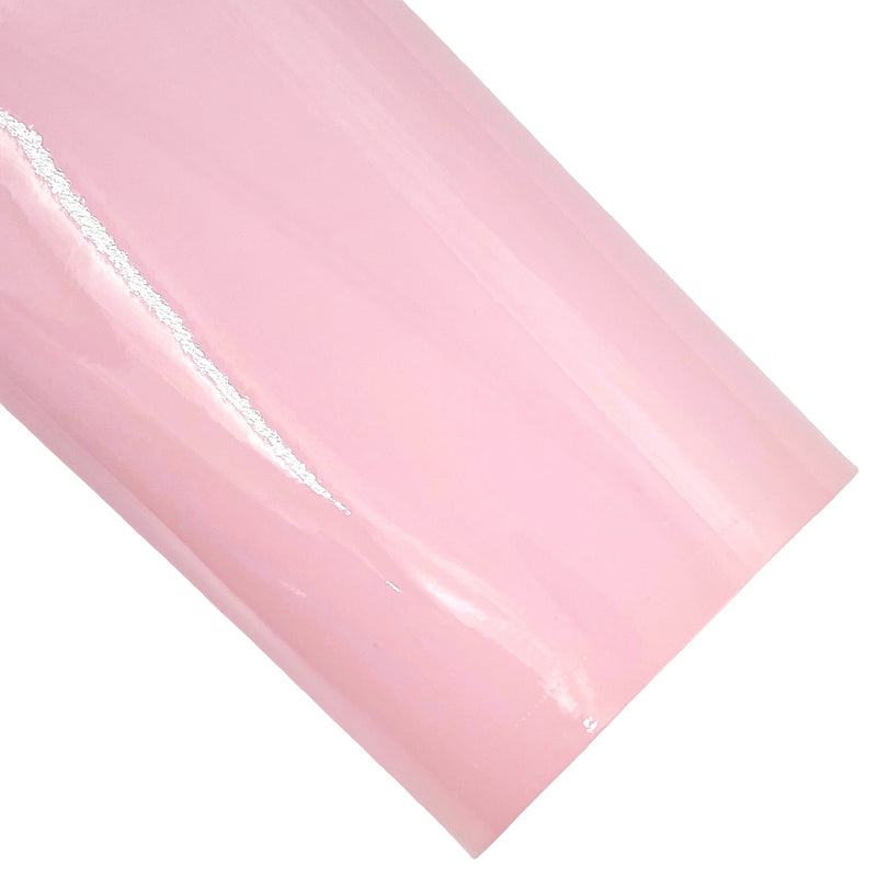 Pink Patent Vegan Leather