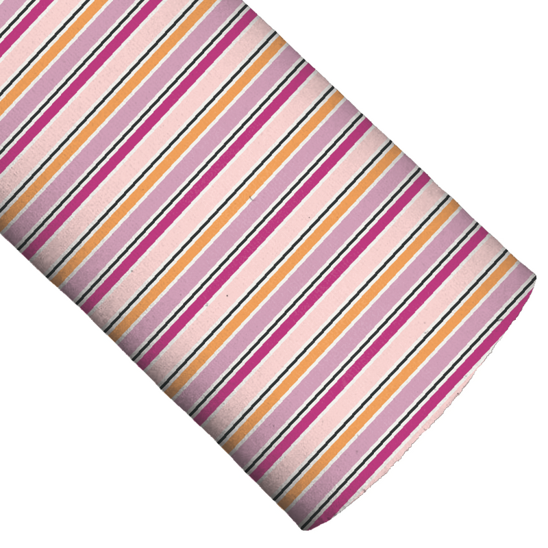 Little Boo Multicolor Stripes Faux Leather