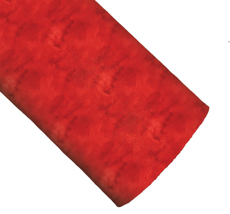 Red Watercolor Vegan Leather