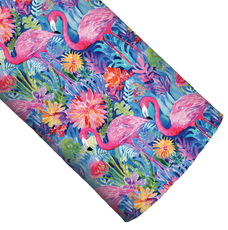 Flamingo Floral Vegan Leather