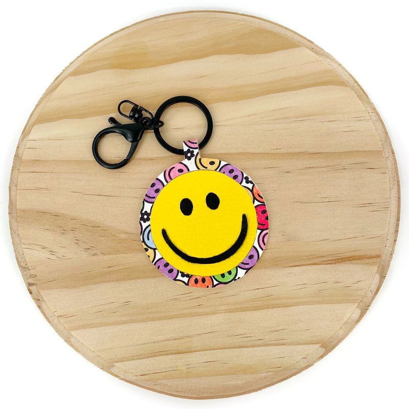 Smiley Face Keychain Charm Die