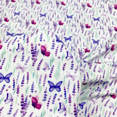 Lavender Field Butterflies - Choose Your Fabric