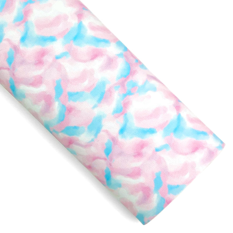 Cotton Candy Fluff Vegan Leather