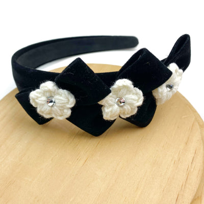 Velvet Bow Wholesale Headband