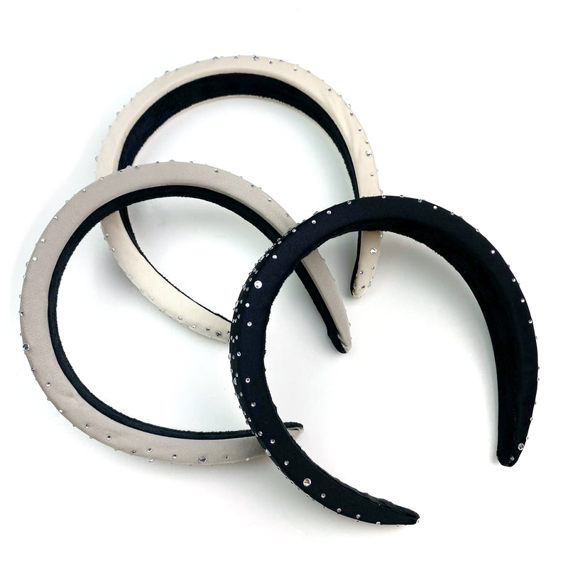 Rhinestone Satin Headband