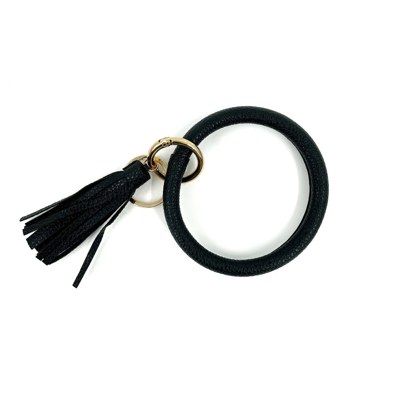 Bracelet Faux Leather Keychain