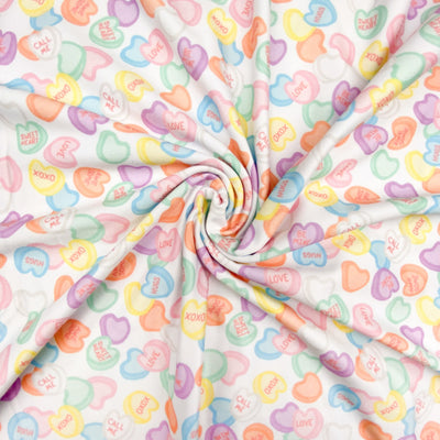Sweet Talk Candy Hearts - Choose Your Fabric