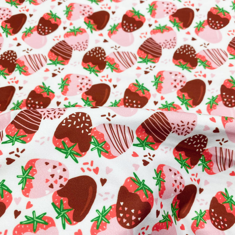 Chocolate Covered Strawberries - Choose Your Fabric