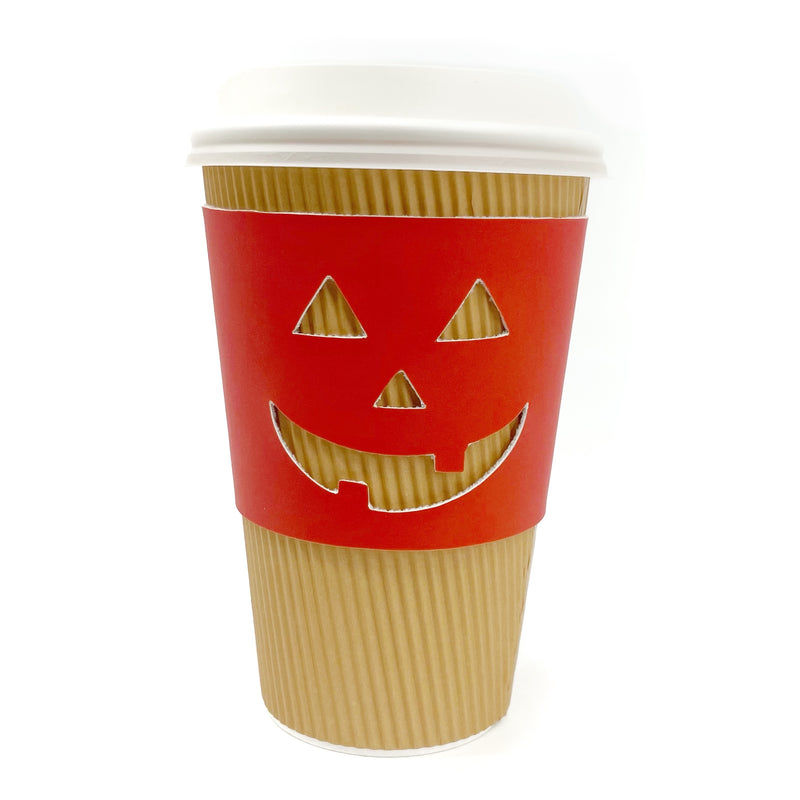 *CUT FILES* Jack-O-Lantern Cup Sleeve Cover