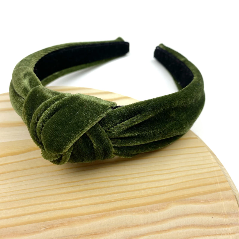 Pine Velvet Wholesale Knotted Headband