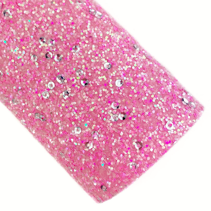 80s Pink Sequins Chunky Glitter