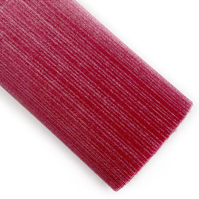 Aurora Pinstripe Velvet Vegan Leather