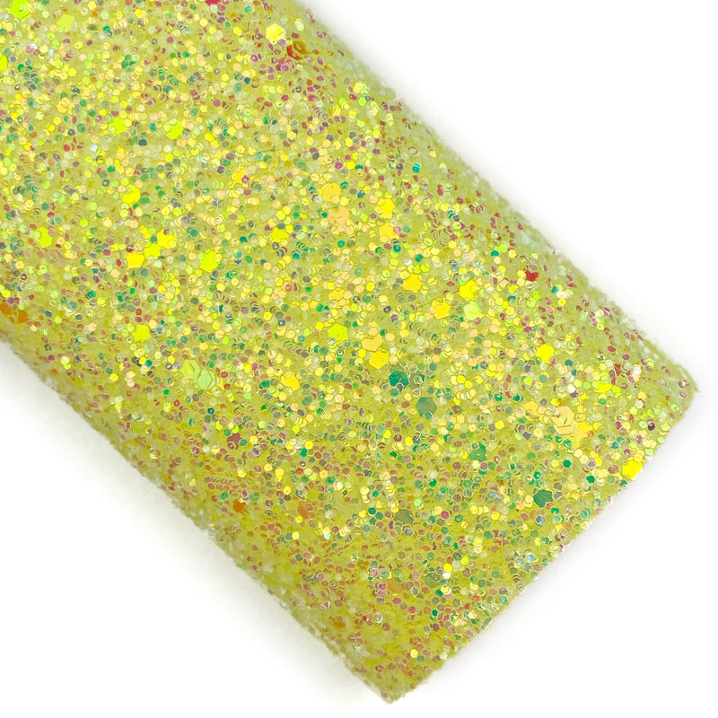 Soft Yellow Opalescent Glitter