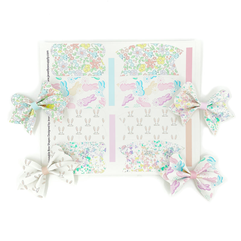 Easter Loveable Bow Hand Cut Sheet