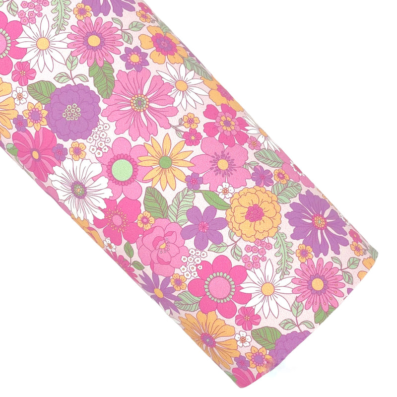 Totally Floral Vegan Leather