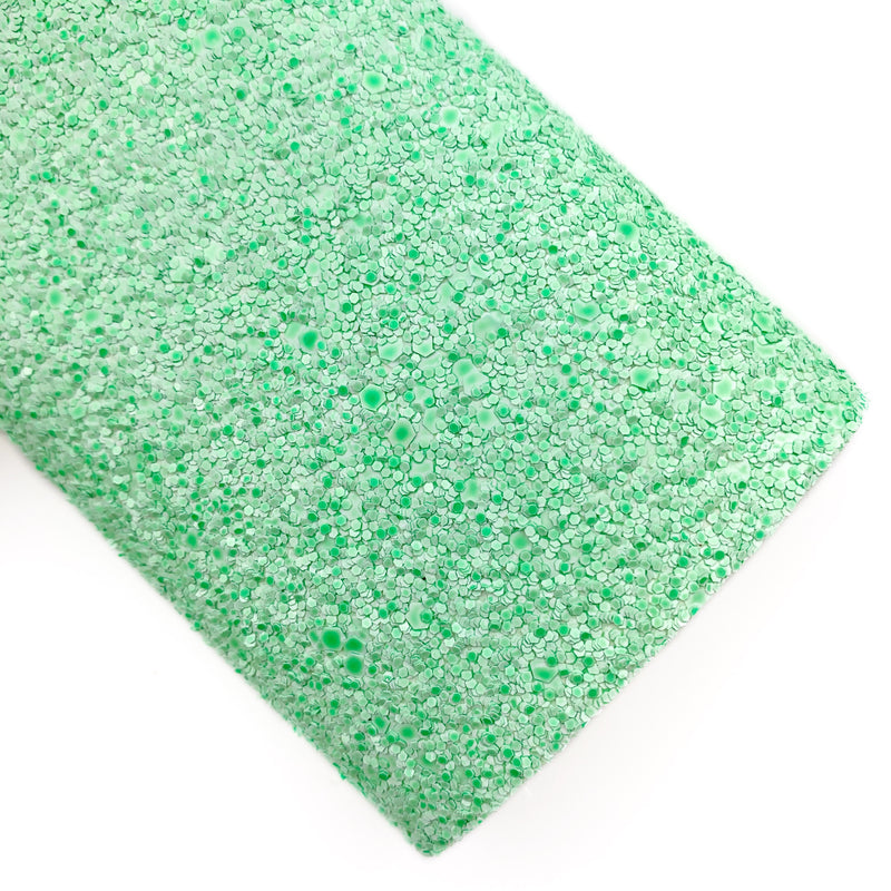 Green Chalk Matte Glitter