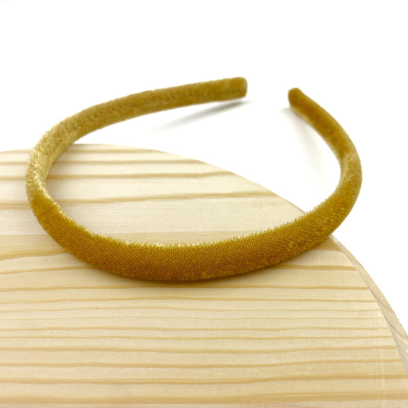 Golden Honey Velvet Thin Wholesale Headband