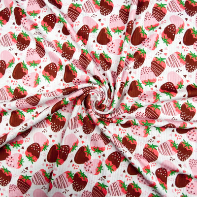Chocolate Covered Strawberries - Choose Your Fabric